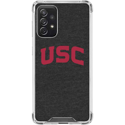 University of Southern California USC Bold Logo Galaxy A72 5G Clear Case